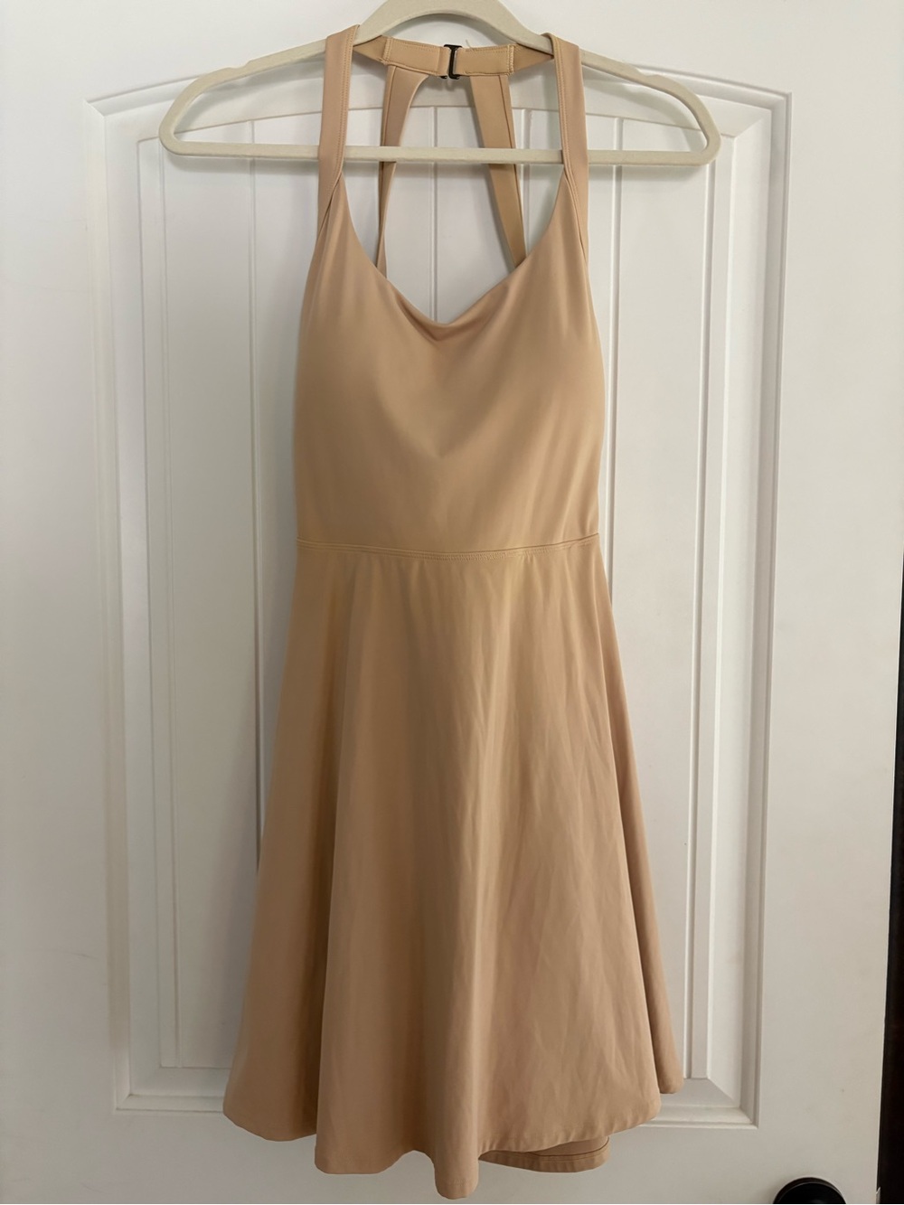 Halara Backless Twisted Flare Active Dress Longer Length Easy Peezy Size Medium